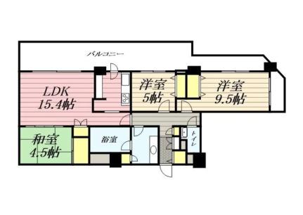 知事公館前タワーレジデンス 02301｜北海道札幌市中央区北三条西１６丁目(賃貸マンション3LDK・23階・78.24㎡)の写真 その2