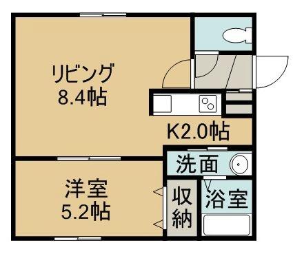 ヤーム・手稲ステーション 201 ｜ 北海道札幌市手稲区稲穂一条１丁目（賃貸マンション1LDK・2階・35.28㎡） その2