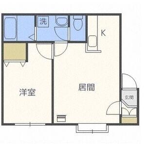 ペパーミント 203｜北海道札幌市手稲区曙一条２丁目(賃貸アパート1LDK・3階・36.00㎡)の写真 その2