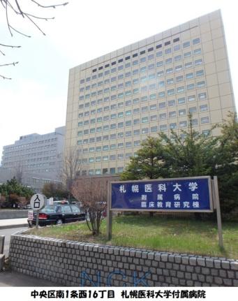 画像17:札幌医科大学付属病院(病院)まで53m