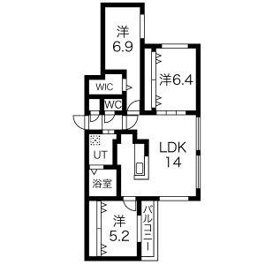 オリゾンテ円山公園 403｜北海道札幌市中央区南六条西２４丁目(賃貸マンション3LDK・4階・71.52㎡)の写真 その2