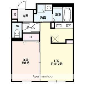 8　3Ｗ2（ｂ）　ＨＡＣＨＩ　ＳＡＮＷＥＳＴＮＹ 103｜北海道札幌市西区八軒三条西２丁目(賃貸マンション1LDK・1階・38.81㎡)の写真 その2