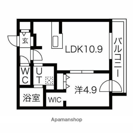 ブランシャールＮＡＫＡＪＩＭＡ　ＰＡＲＫ　ＦＲＯＮＴ 208｜北海道札幌市中央区南九条西７丁目(賃貸マンション1LDK・2階・38.40㎡)の写真 その2