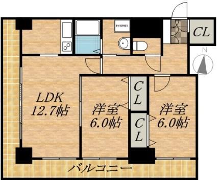 ティアラタワー中島倶楽部（I－IV） 2005｜北海道札幌市中央区南八条西４丁目(賃貸マンション2LDK・18階・61.00㎡)の写真 その2