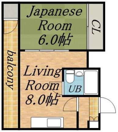 リベルティ大通 405｜北海道札幌市中央区南一条西１６丁目(賃貸マンション1LDK・4階・31.83㎡)の写真 その2