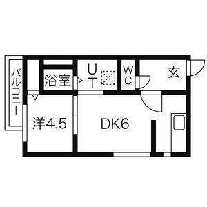 Ｖｉｖａｃｅ　Ｎ4 201｜北海道札幌市中央区北四条西２０丁目(賃貸マンション1DK・2階・27.60㎡)の写真 その2