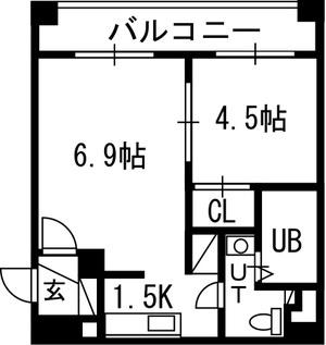 ＳーＦＯＲＴ北円山 00304｜北海道札幌市中央区北四条西２０丁目(賃貸マンション1LDK・3階・31.36㎡)の写真 その2