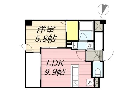 シティレジデンス桑園 0203 ｜ 北海道札幌市中央区北五条西１４丁目（賃貸マンション1LDK・2階・35.75㎡） その2