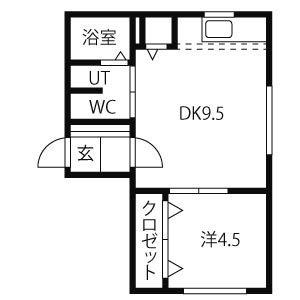 タカラノースデュオ 307｜北海道札幌市北区北二十六条西３丁目(賃貸マンション1LDK・3階・30.00㎡)の写真 その2