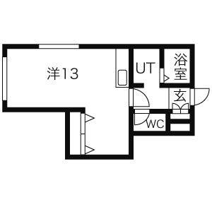 ジュモーアン 202｜北海道札幌市中央区南六条西１７丁目(賃貸マンション1R・2階・31.80㎡)の写真 その2