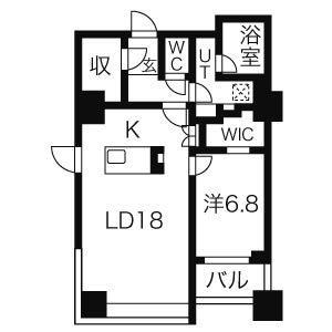 プライムメゾン大通公園 1104｜北海道札幌市中央区大通西６丁目(賃貸マンション1LDK・11階・62.68㎡)の写真 その2