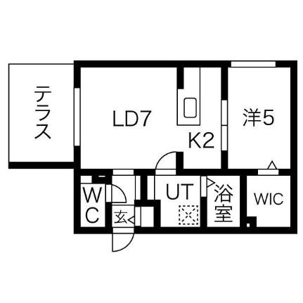 ブランシャール円山医大前 105｜北海道札幌市中央区南四条西２０丁目(賃貸マンション1LDK・1階・37.10㎡)の写真 その2