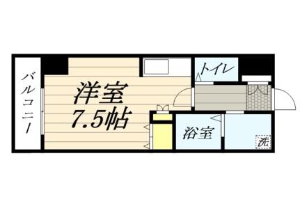 アルファスクエア北15条 1405｜北海道札幌市東区北十五条東１丁目(賃貸マンション1K・14階・26.07㎡)の写真 その2