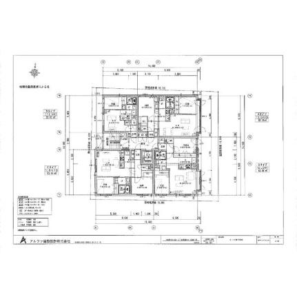 仮）アルファスクエア南4西15 402｜北海道札幌市中央区南四条西１５丁目(賃貸マンション2LDK・4階・53.96㎡)の写真 その3