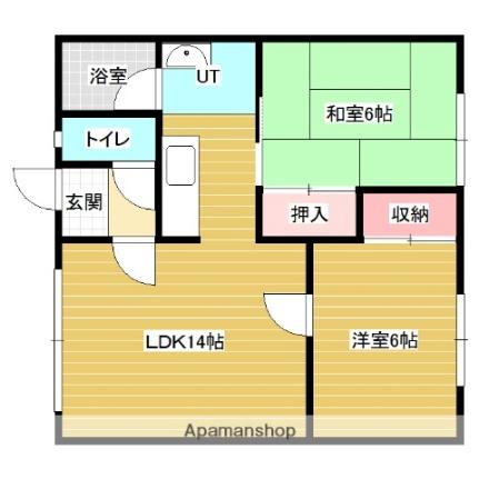 ルーベデンス77Ａ  ｜ 北海道岩見沢市七条東７丁目（賃貸アパート2LDK・3階・66.00㎡） その2