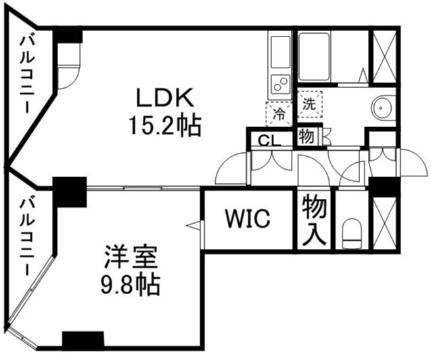 宮ヶ丘レジデンス神宮前（旧称サムティ宮ヶ丘レジデンス） 604｜北海道札幌市中央区宮ケ丘１丁目(賃貸マンション1LDK・6階・44.18㎡)の写真 その2