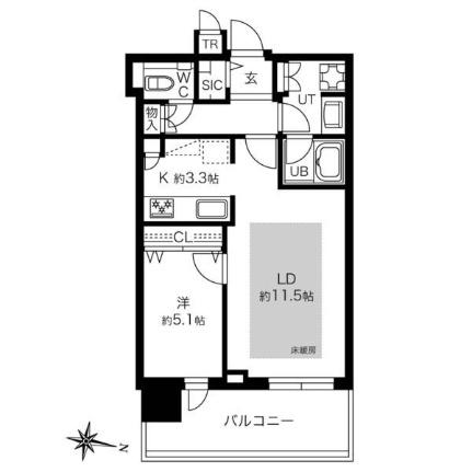 ＯＮＥ札幌ステーションタワー 3015｜北海道札幌市北区北八条西１丁目(賃貸マンション1LDK・30階・49.98㎡)の写真 その2