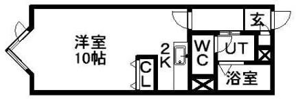 ウェイヴ23 406｜北海道札幌市中央区南四条西２３丁目(賃貸マンション1K・4階・22.30㎡)の写真 その2