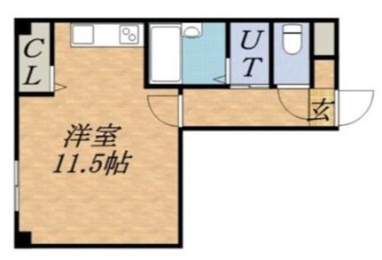 ＭＫビル 403｜北海道札幌市中央区南一条西２０丁目(賃貸マンション1R・4階・28.82㎡)の写真 その2