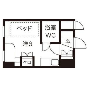 カサフォルテ 601｜北海道札幌市中央区大通西１７丁目(賃貸マンション1R・6階・16.50㎡)の写真 その2