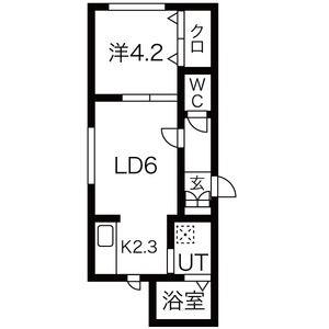 アルバ元町 103｜北海道札幌市東区北二十三条東１６丁目(賃貸マンション1LDK・1階・30.53㎡)の写真 その2