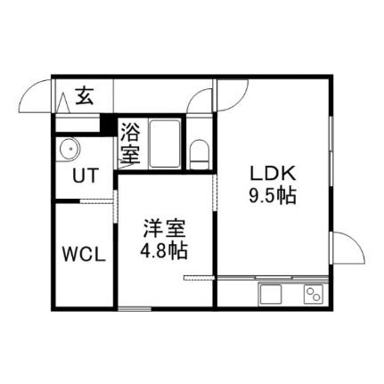 Ｏａｋ行啓（オーク） 301｜北海道札幌市中央区南十四条西７丁目(賃貸マンション1LDK・3階・37.52㎡)の写真 その2