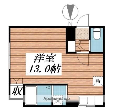 エスポアール53 101｜北海道札幌市中央区南六条西１３丁目(賃貸アパート1DK・1階・29.25㎡)の写真 その2