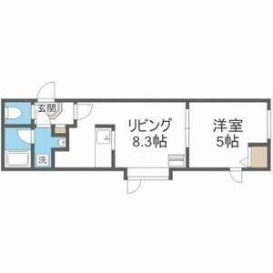 エクセル北4条 303｜北海道札幌市中央区北四条西２２丁目(賃貸アパート1LDK・3階・29.60㎡)の写真 その2