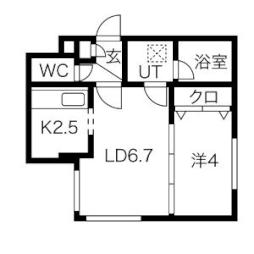 西11丁目駅 6.8万円