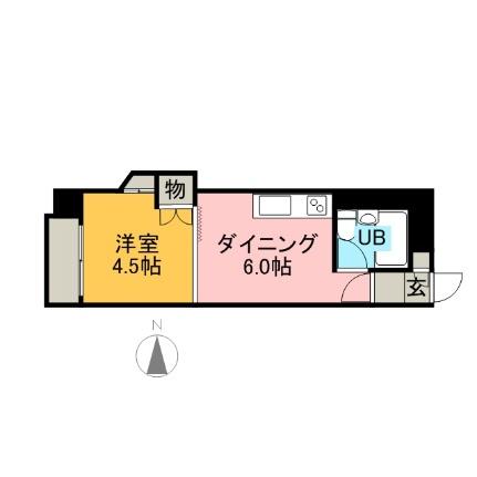 第27松井ビル 401｜北海道札幌市中央区南四条西１６丁目(賃貸マンション1DK・4階・23.50㎡)の写真 その2