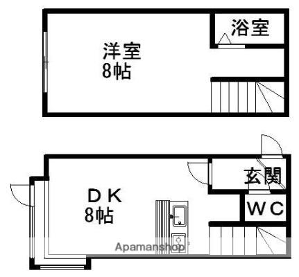 ソル　ドムス文京台弐番館 102｜北海道江別市文京台(賃貸アパート1DK・1階・31.35㎡)の写真 その2