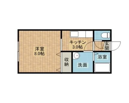 メープルハウス 102｜北海道江別市文京台東町(賃貸アパート1K・1階・25.00㎡)の写真 その2