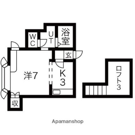 サンパレス文京台－ 102｜北海道江別市文京台東町(賃貸アパート1K・1階・24.00㎡)の写真 その2