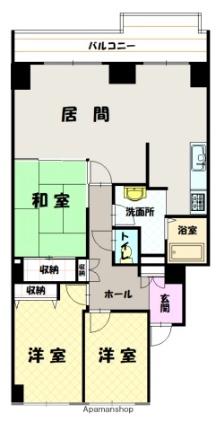 カサ・パラシオン ｜北海道旭川市宮下通１１丁目(賃貸マンション3LDK・4階・81.73㎡)の写真 その2