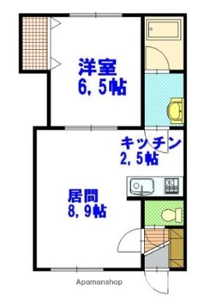 さくらハイツII ｜北海道旭川市旭神一条５丁目(賃貸アパート1LDK・1階・38.88㎡)の写真 その2