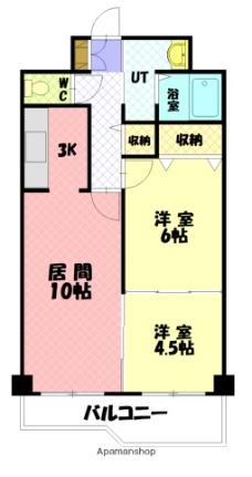 センチュリー旭川 ｜北海道旭川市六条通１６丁目(賃貸マンション2LDK・10階・54.63㎡)の写真 その2