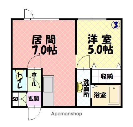 リチネス東光 203｜北海道旭川市東光二条１丁目(賃貸アパート1LDK・2階・35.65㎡)の写真 その2