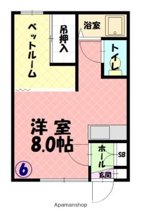 ＹＯＵ　ＨＯＰＥ ｜北海道旭川市旭町一条９丁目(賃貸マンション1R・1階・25.50㎡)の写真 その2