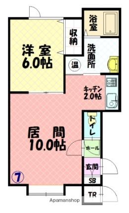 来夢ハイツ川端III  ｜ 北海道旭川市川端町四条５丁目（賃貸アパート1LDK・1階・42.12㎡） その2