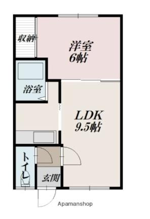 エンゼルハイツ永山 203｜北海道旭川市永山四条７丁目(賃貸アパート1LDK・2階・32.40㎡)の写真 その2