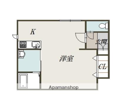 ＺＯＲＮ ｜北海道旭川市緑町１７丁目(賃貸アパート1K・2階・39.30㎡)の写真 その2