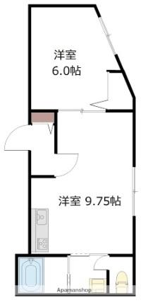 ダイヤハイツ本町2 101｜北海道旭川市本町２丁目(賃貸アパート1LDK・1階・34.00㎡)の写真 その2