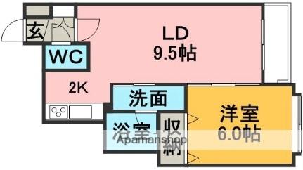 北海道札幌市豊平区福住一条２丁目(賃貸マンション1LDK・3階・36.30㎡)の写真 その2