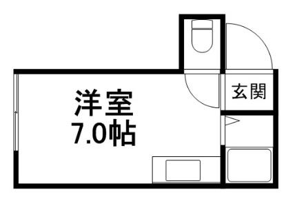 マリオンビスタ美園 303｜北海道札幌市豊平区美園四条７丁目(賃貸マンション1R・3階・17.64㎡)の写真 その2