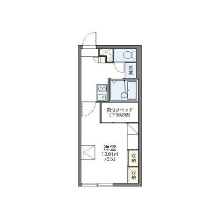 レオパレス白樺 202｜北海道江別市東野幌本町(賃貸アパート1K・2階・23.18㎡)の写真 その2