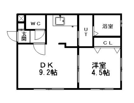 シンセリティ栄通 206｜北海道札幌市白石区栄通９丁目(賃貸アパート1LDK・3階・29.48㎡)の写真 その2