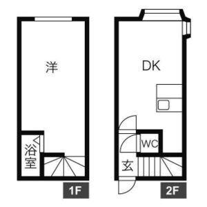 ＡＭＳ文京台南町III 0102｜北海道江別市文京台南町(賃貸アパート1LDK・1階・34.65㎡)の写真 その2