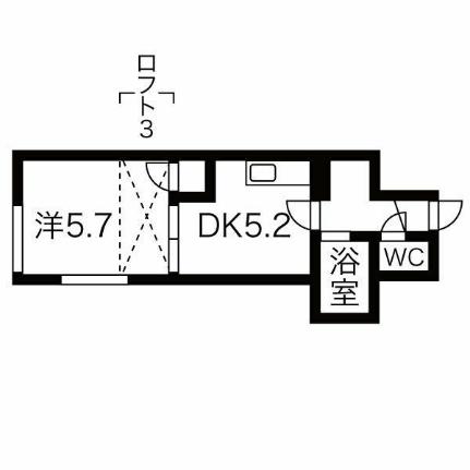 ファミールコート 103｜北海道江別市幸町(賃貸アパート1DK・1階・25.11㎡)の写真 その2