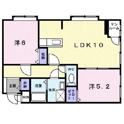 パルテール4．3 201｜北海道札幌市豊平区豊平四条３丁目(賃貸マンション2LDK・2階・56.21㎡)の写真 その2