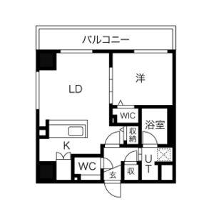 ＮＣウイング白石 0305｜北海道札幌市白石区平和通３丁目北(賃貸マンション1LDK・3階・37.80㎡)の写真 その2